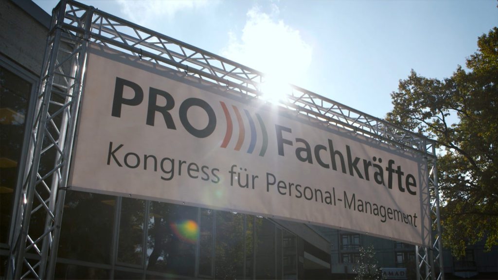 Live-Aufzeichnung und Reportage auf dem PRO Fachkräfte Kongress